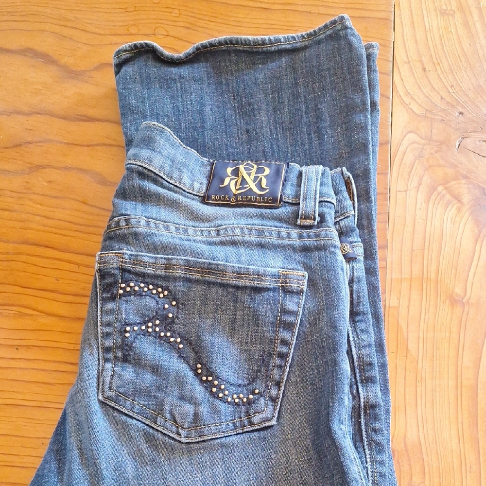 Rock & Republic Classic Blue Boot Cut Jeans